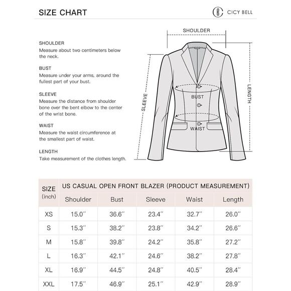 Cicy Bell Blazer Sz M Gray Business Casual One Button Pockets Classic Career New - Picture 14 of 16